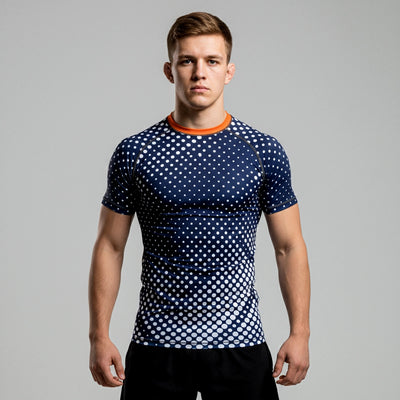 Electric Wave Men's Rash Guard