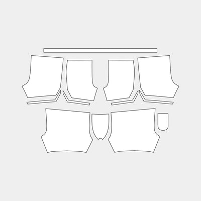 Men's 2-in-1 Shorts with Side Slit (MSI-038)