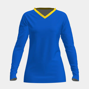 Women's V-Neck Long Sleeve Motocross Jersey