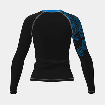 Women's Rash Guard (Long Sleeve): Design 3