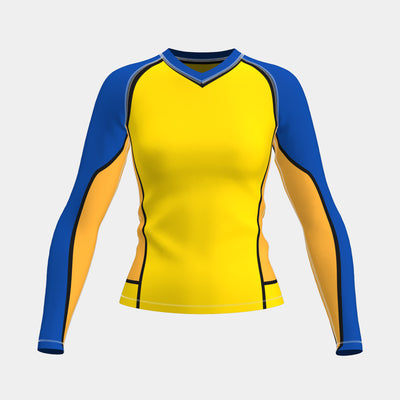 Women's Rash Guard (Long Sleeve): Design 2