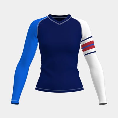Women's Rash Guard (Long Sleeve): Design 11