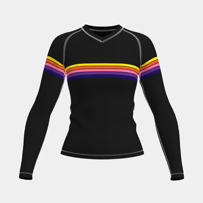 Women's Rash Guard (Long Sleeve): Design 9