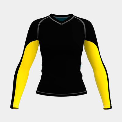Women's Rash Guard (Long Sleeve): Design 10
