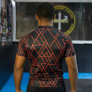 Men's BJJ Rash Guard Short Sleeves
