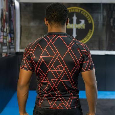 Men's BJJ Rash Guard Short Sleeves