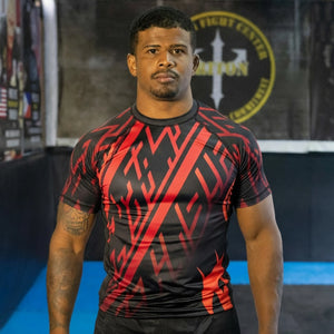 Men's BJJ Rash Guard Short Sleeves