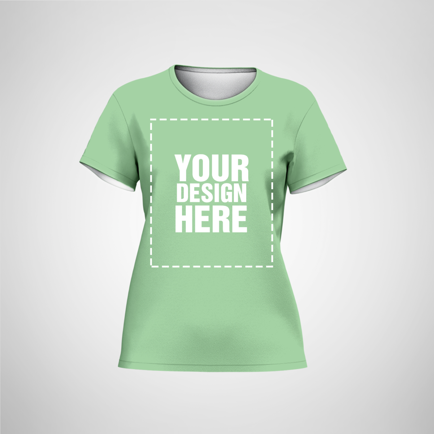 Women's T-shirt - Dark Sea Green Color