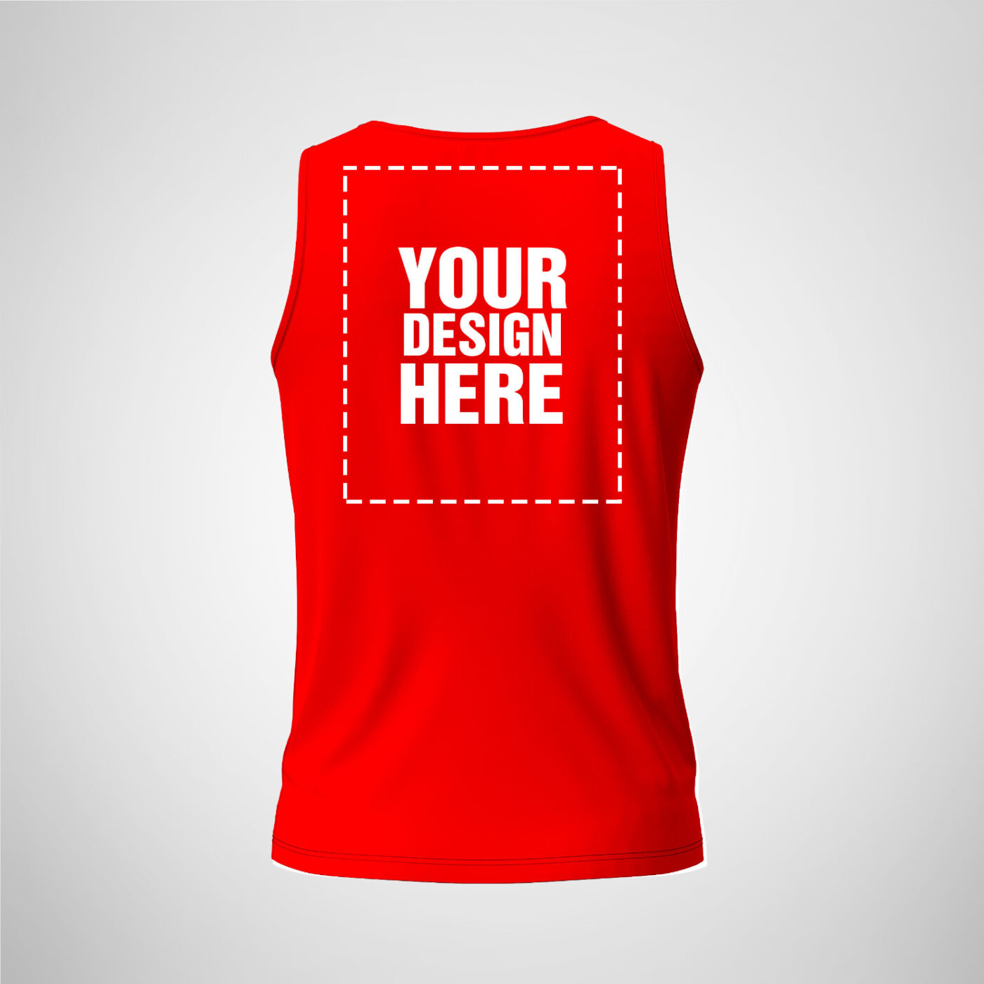 Mens Tank Top - Red Color