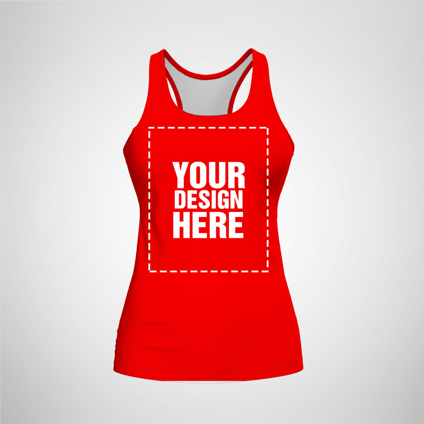 Womens Racerback - Red Color